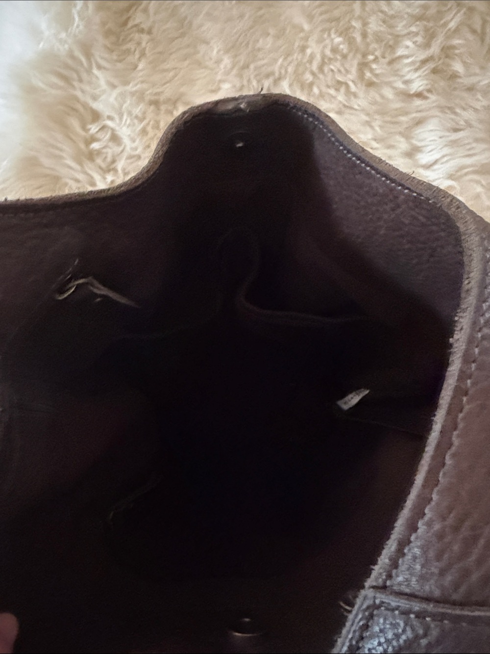 Classic Brown Leather Shoulder Bag from Duluth Trading Company - Picture 2 of 4